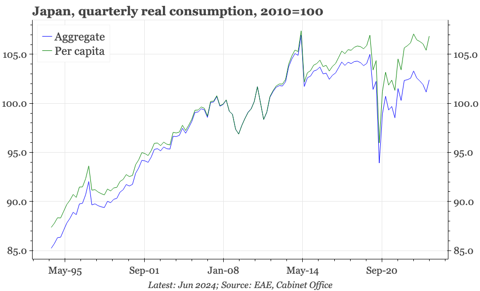 Japan – signs of recovery in consumption