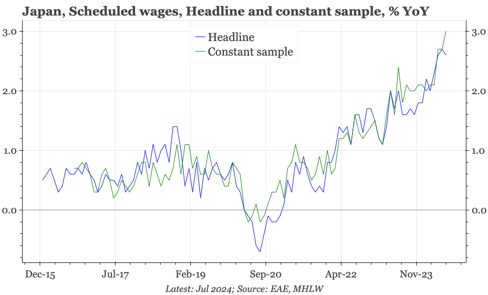 Japan – solid wage growth