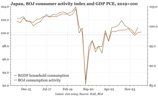 Japan: consumption slows again